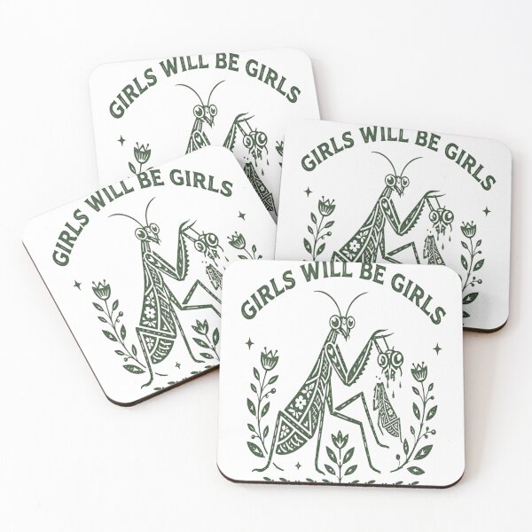 Item preview, Girls Will Be Girls Comfort Colors, Praying Mantis, Cottagecore Sweater, Botanical, Nature Lover, Feminist, Insect Lover designed and sold by William-Do-X.