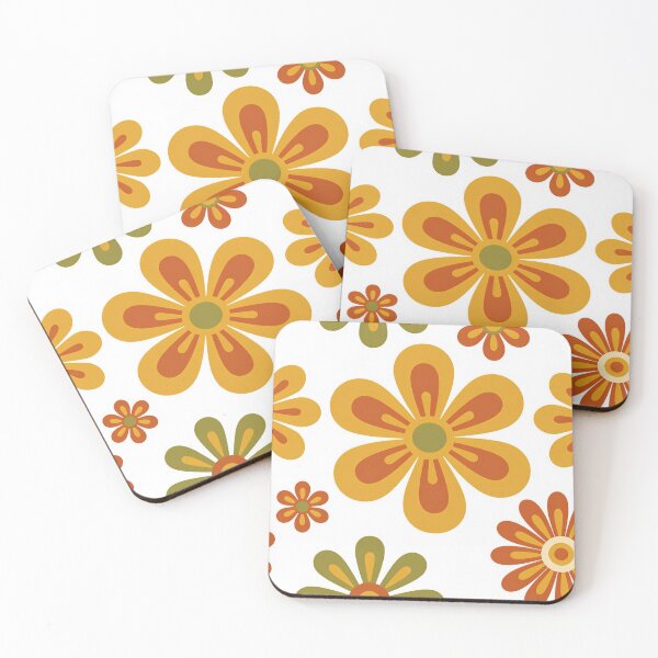 Item preview, Retro 70s Floral Seamless Pattern Groovy Flower Aesthetic designed and sold by Nianaart45678.