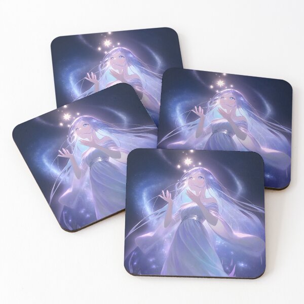 Item preview, Celestial Starlight Goddess - Cosmic Blue Fantasy Art designed and sold by ManuMax93.