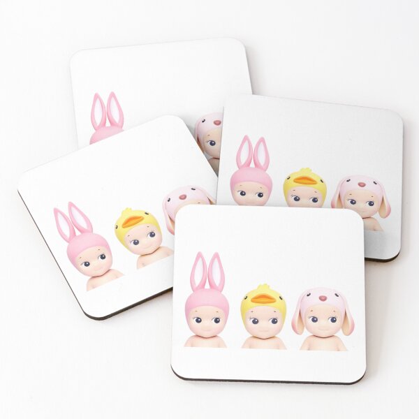 Item preview, Sonny Angel Pink Bunny Duck Cute Trio designed and sold by yuennbunn.