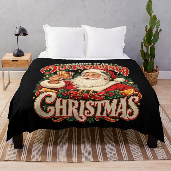 Item preview, Dreaming Of An Old Fashioned Christmas Santa Whiskey Cocktail designed and sold by MaskedTarget.