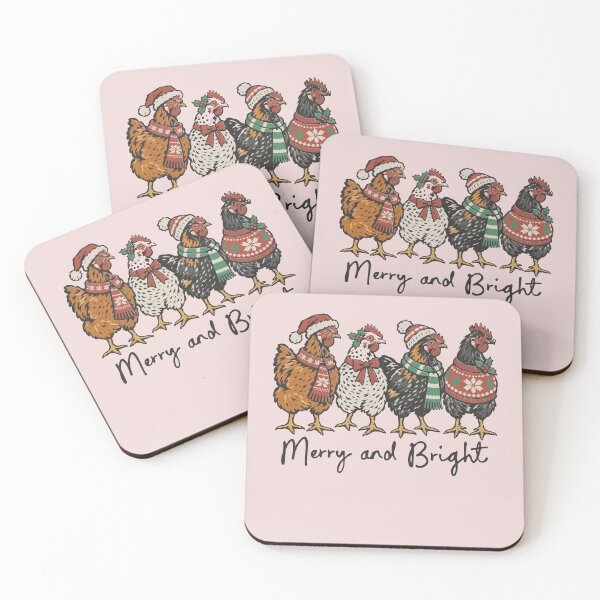 Item preview, Merry And Bright Christmas Chicken Farmer Holiday Xmas designed and sold by AnhaPhysic.