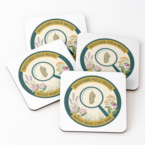 Item preview, Backyard Field Notes - Monarch Chrysalis -  Butterfly Habitat Badge designed and sold by Tininai.