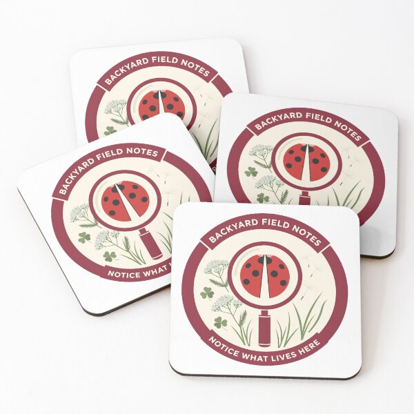 Item preview, Backyard Field Notes - Ladybug Wing Pattern - Nature Study Badge designed and sold by Tininai.