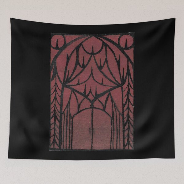 Item preview, Gothic Mausoleum designed and sold by Beldridge Original Art.