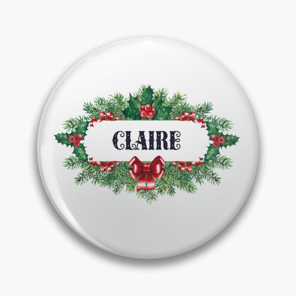 Item preview, Claire Funny & Cool Personalized Christmas Name – Custom Holiday Gift for Girls and Women designed and sold by Oussinc.
