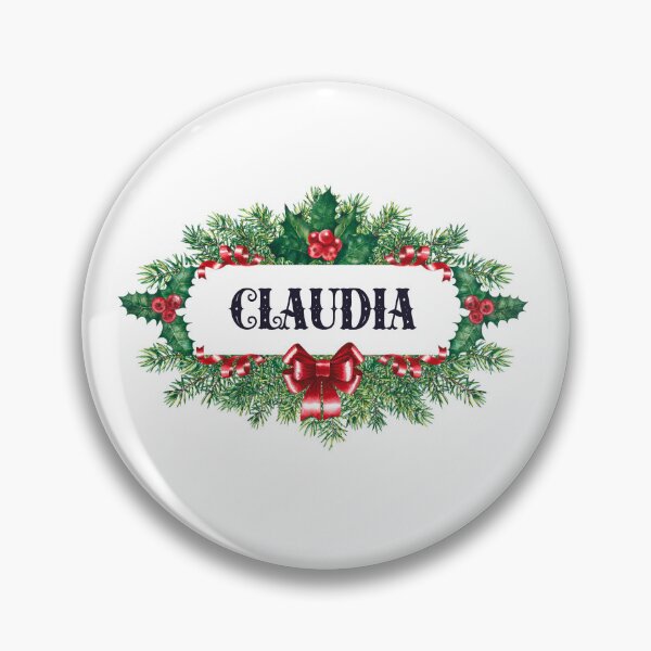 Item preview, Claudia Funny & Cool Personalized Christmas Name – Custom Holiday Gift for Girls and Women designed and sold by Oussinc.