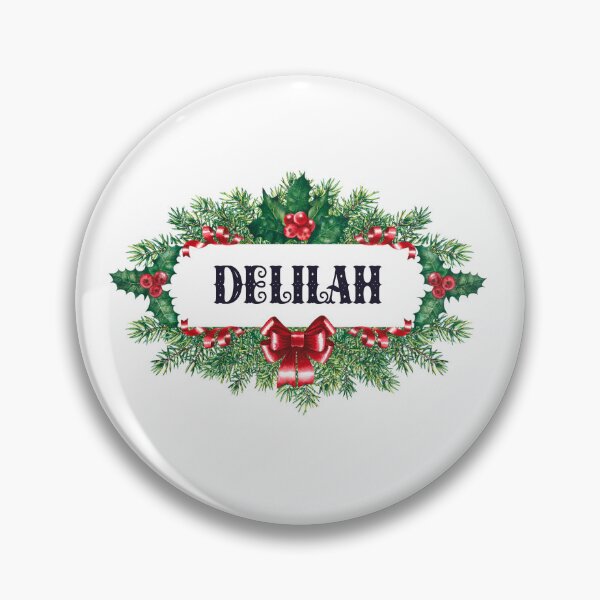 Item preview, Delilah Funny & Cool Personalized Christmas Name – Custom Holiday Gift for Girls and Women designed and sold by Oussinc.