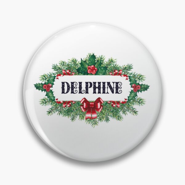 Item preview, Delphine Funny & Cool Personalized Christmas Name – Custom Holiday Gift for Girls and Women designed and sold by Oussinc.