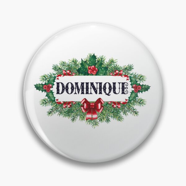 Item preview, Dominique Funny & Cool Personalized Christmas Name – Custom Holiday Gift for Girls and Women designed and sold by Oussinc.