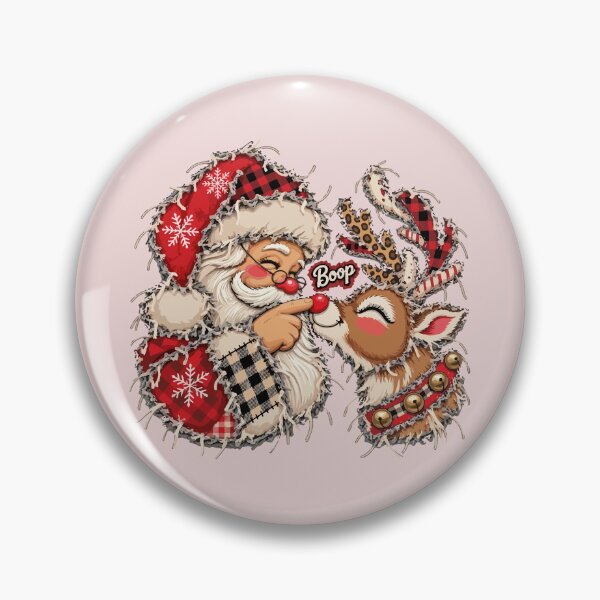 Item preview, Santa Boop Reindeer Funny Christmas Red Nose Xmas Holiday designed and sold by AnhaPhysic.