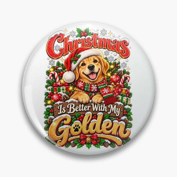 Item preview, Christmas Is Better With My Golden Retriever designed and sold by BAAKSHOP.