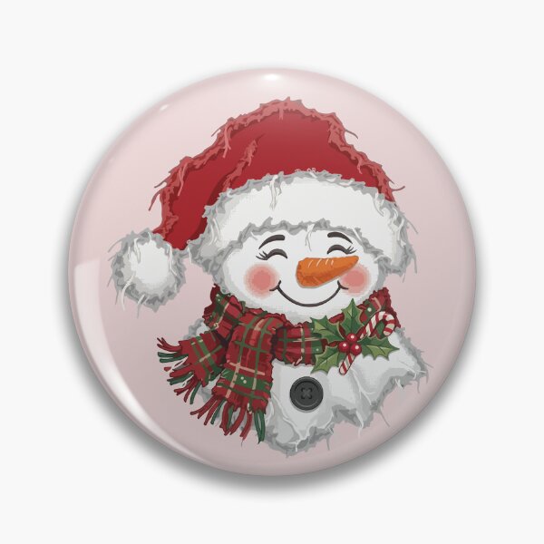 Item preview, Cute Christmas Snowman Red Plaid Scarf Santa Hat Holiday Xmas designed and sold by AnhaPhysic.