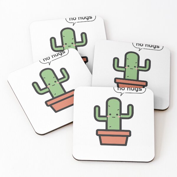 Item preview, No Hugs Grumpy Cactus designed and sold by Saqui901.