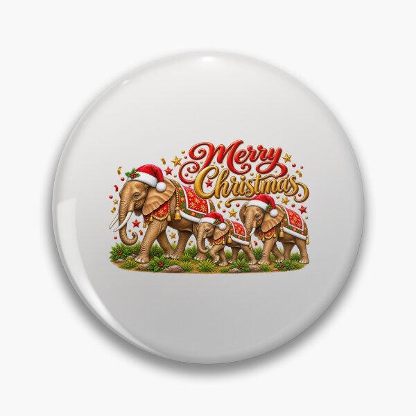 Item preview, Merry Christmas – African Elephant Family Holiday Design designed and sold by annenambiro.