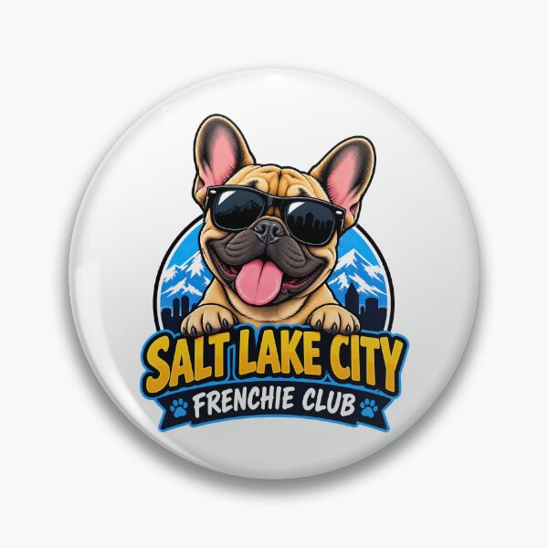 Item preview, Salt Lake City Frenchie Club – Cute French Bulldog Design for Salt Lake City Dog Owners designed and sold by LazyOwlStore.