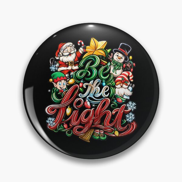 Item preview, Be The Light Cute Christmas Gnomes Festive Tree Ornaments designed and sold by MaskedTarget.
