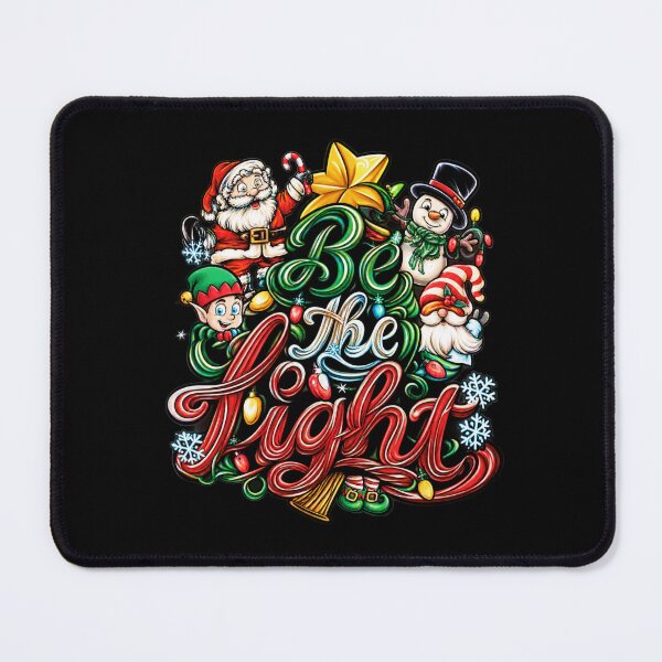 Item preview, Be The Light Cute Christmas Gnomes Festive Tree Ornaments designed and sold by MaskedTarget.