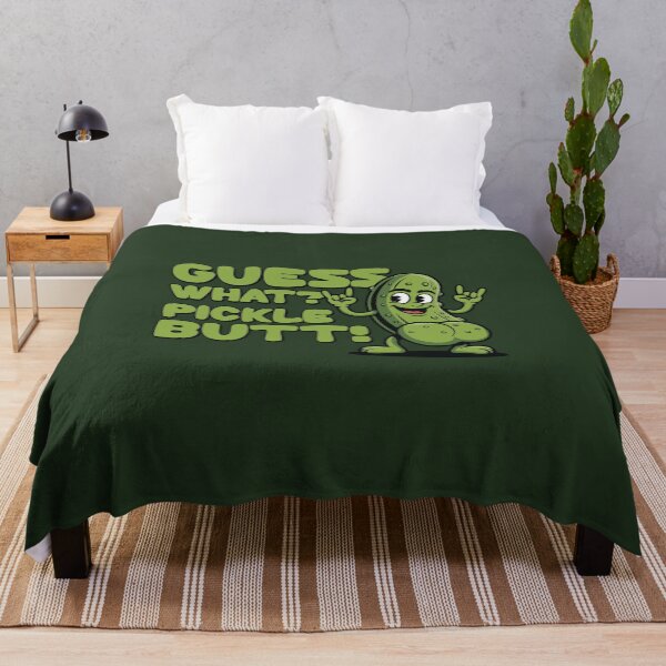 Item preview, Funny Pickle Guess What? Pickle Butt designed and sold by MalwasBasket.