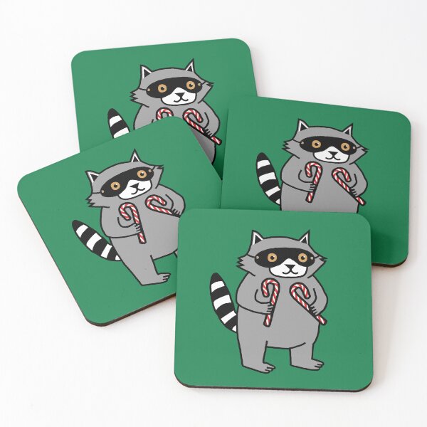Item preview, Christmas Humor Raccoon designed and sold by ellenhenry.