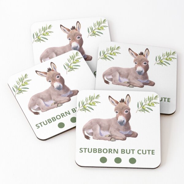 Item preview, Stubborn But Cute Donkey designed and sold by DidiDesignShop.
