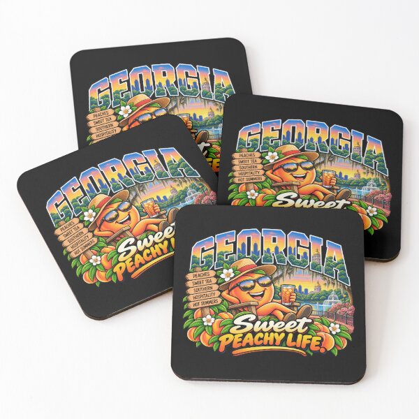 Item preview, Georgia Sweet Peachy Life Funny Peach Southern Sweet Tea designed and sold by TheTrendsDesk.