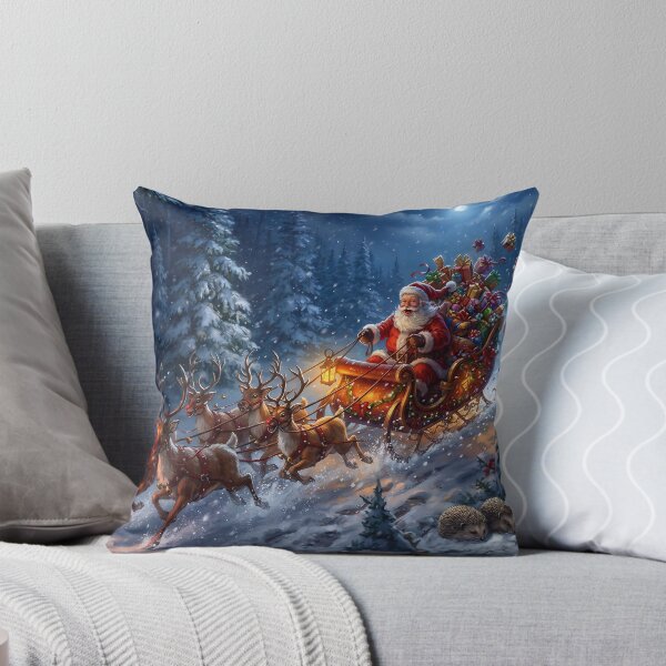 Item preview, santa claus on slay with presents designed and sold by alan tunnicliffe.