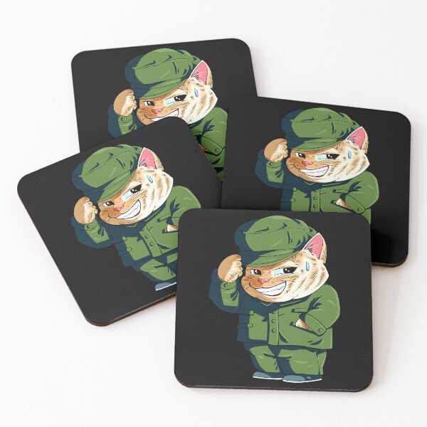 Item preview, Cool Military Saluting Cat Patriotic Humor designed and sold by HayleePacoch.
