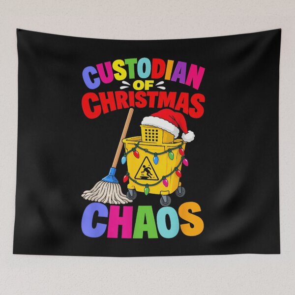 Item preview, Custodian of Christmas Chaos School Holiday Humor designed and sold by stershopepie.