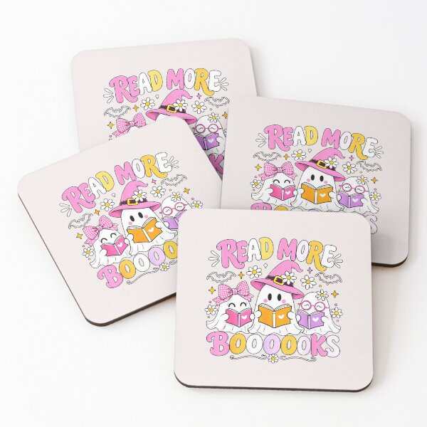 Item preview, Read More Boooooks Cute Reading Ghosts Pastel Halloween designed and sold by HieuarsaWorks.