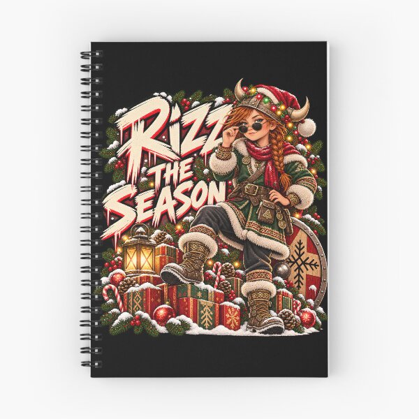 Item preview, Rizz The Season – Viking Girl Christmas Meme designed and sold by R3XFORGE.