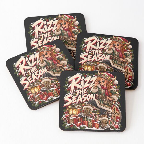 Item preview, Rizz The Season – Viking Girl Christmas Meme designed and sold by R3XFORGE.