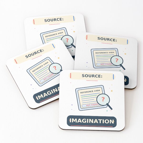 Item preview, Source Imagination - Funny AI Fake Citations and Research Humor designed and sold by Ink and Wink.