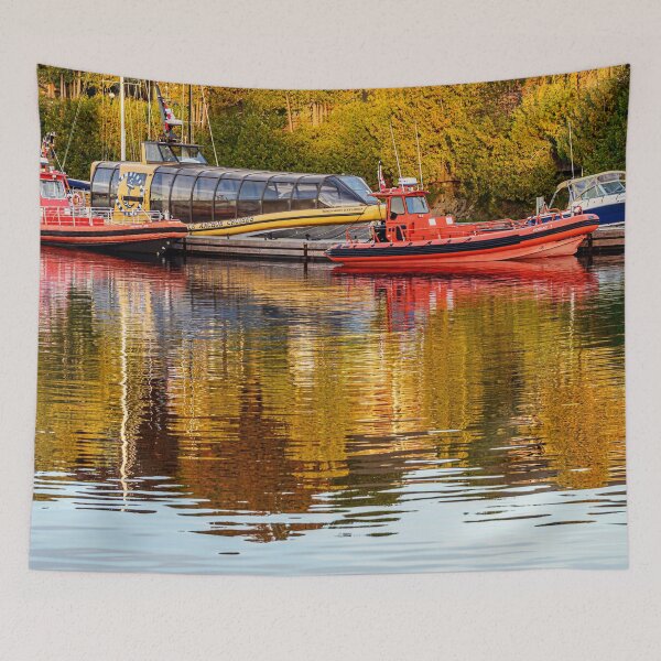 Item preview, Golden Reflections of Tobermory Harbor designed and sold by MariaAbaza.