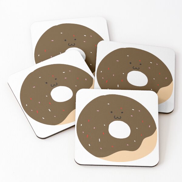 Item preview, Happy Chocolate Glazed Donut Character designed and sold by raun.draw.