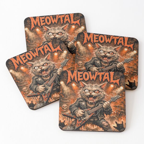 Item preview, MEOWTAL designed and sold by shelteredinside.