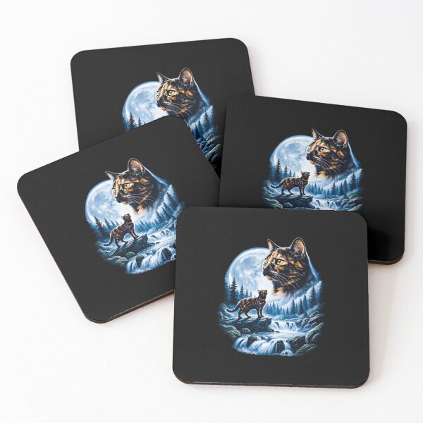 Item preview, Tortoiseshell Cat Howling to the Moon - Funny Tortie Cat, Halloween Gifts designed and sold by AndeKJandera.