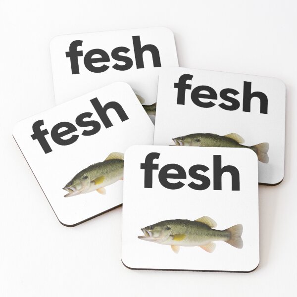 Item preview, Fesh Funny Fish Meme Sarcastic Witty Animal Pun Minimalist designed and sold by Per My Last Nerve Studio.