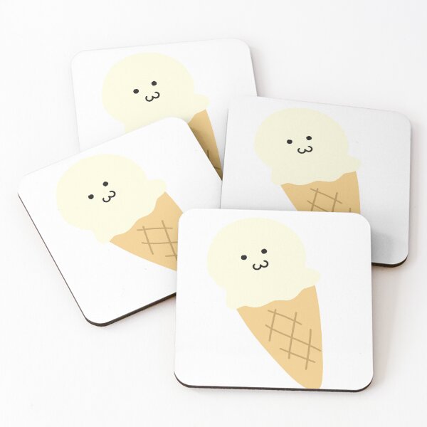 Item preview, Happy Vanilla Ice Cream Cone Character designed and sold by raun.draw.