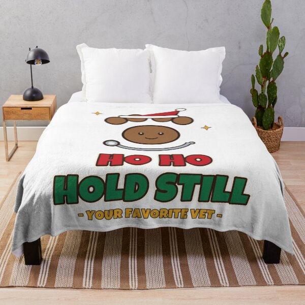 Item preview, Ho Ho Hold Still Funny Veterinarian Christmas designed and sold by Bornprints.