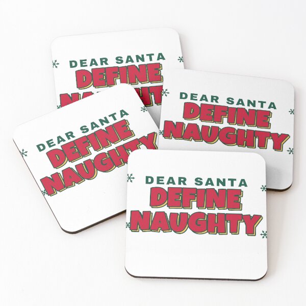 Item preview, Dear Santa Define Naughty Funny Christmas designed and sold by BeCalyx ⭐⭐⭐⭐⭐.