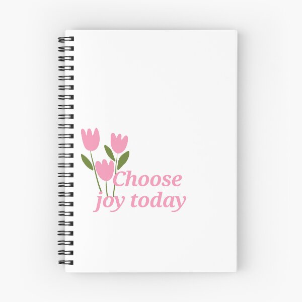 Item preview, Choose joy today pink floral aesthetic positive quote sticker designed and sold by ZestyMood2.