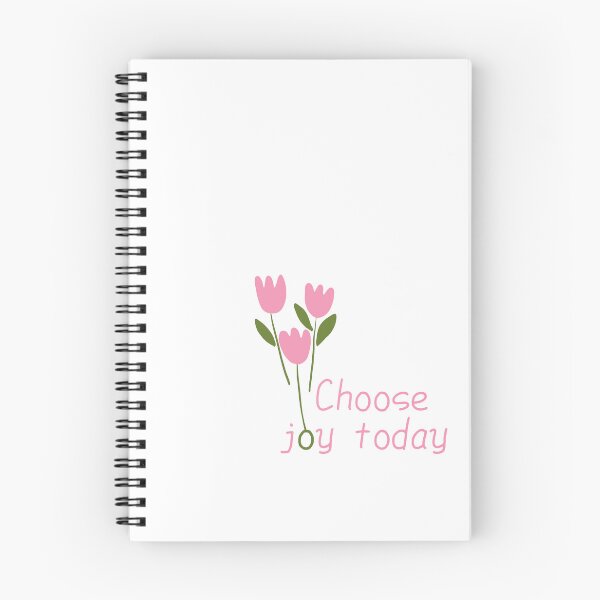 Item preview, Choose joy today pink floral aesthetic positive quote sticker designed and sold by ZestyMood2.