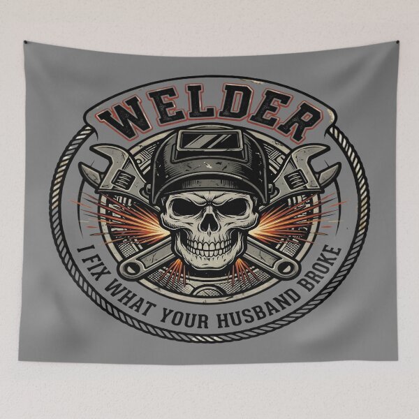 Item preview, Welder I Fix What Your Husband Broke Funny Welding designed and sold by PozivoPlus.