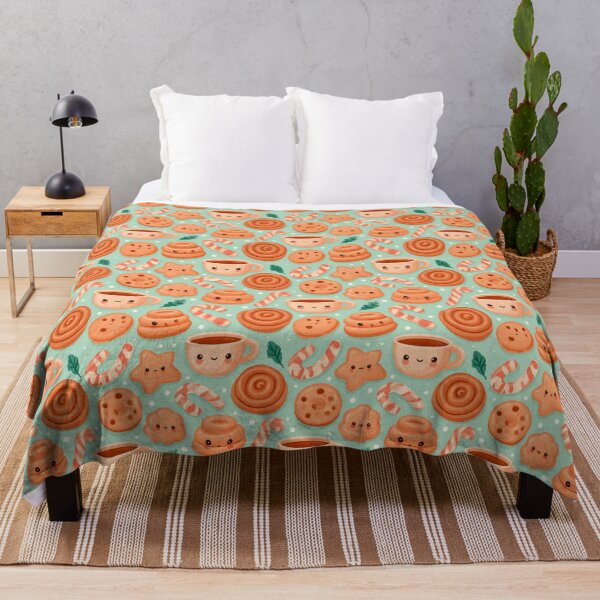 Item preview, Cozy Kawaii Cookies Coffee Candy Seamless Pattern designed and sold by NicolasGlowArt.