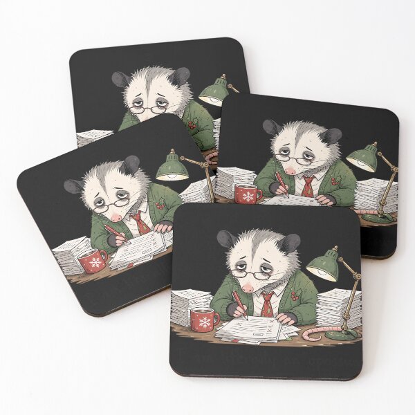 Item preview, Literally An Opossum Teacher Funny School Humor designed and sold by linendaust.
