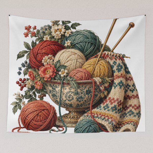 Item preview, The Joy of Wool Knitting and Craft designed and sold by ForeverPrintsOK.