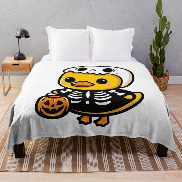 Item preview, Cute Skeleton Duck Halloween Costume Art designed and sold by SoyLamderma.