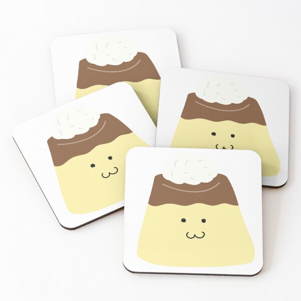Item preview, Custard Pudding Dessert Character designed and sold by raun.draw.