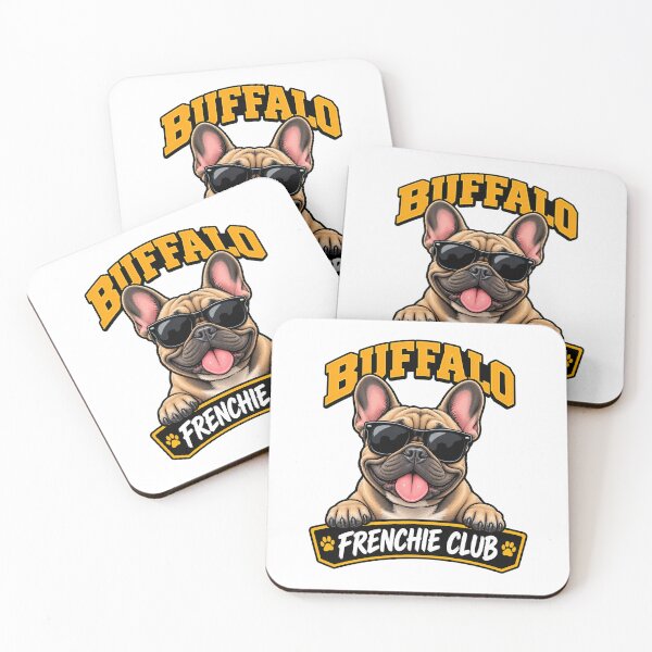 Item preview, Buffalo Frenchie Club – Cute French Bulldog Design for Buffalo Dog Owners designed and sold by LazyOwlStore.
